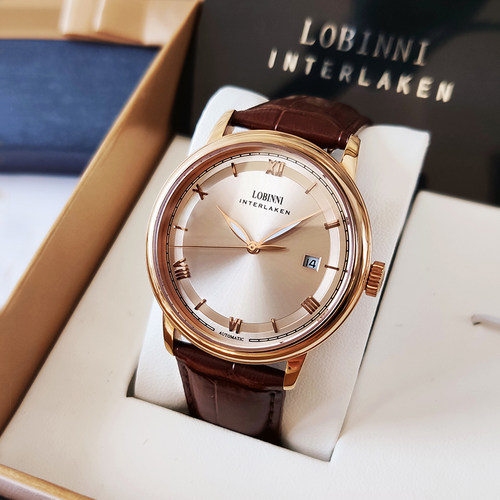 正品罗宾尼男士手表商务简约