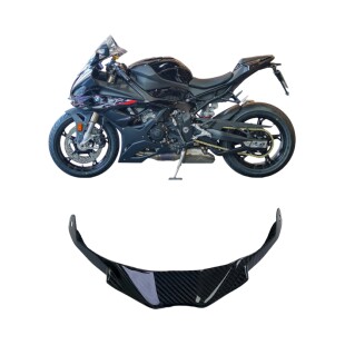 适用于宝马S1000RR 改装碳纤维前唇凤翼扰流罩 鸟嘴整流罩 19-22