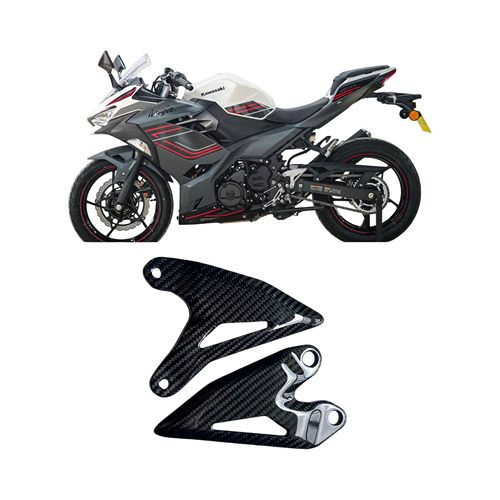 川崎忍者Ninja Z500 Z400忍者400 500改装碳纤维脚踏翅膀脚踏护板