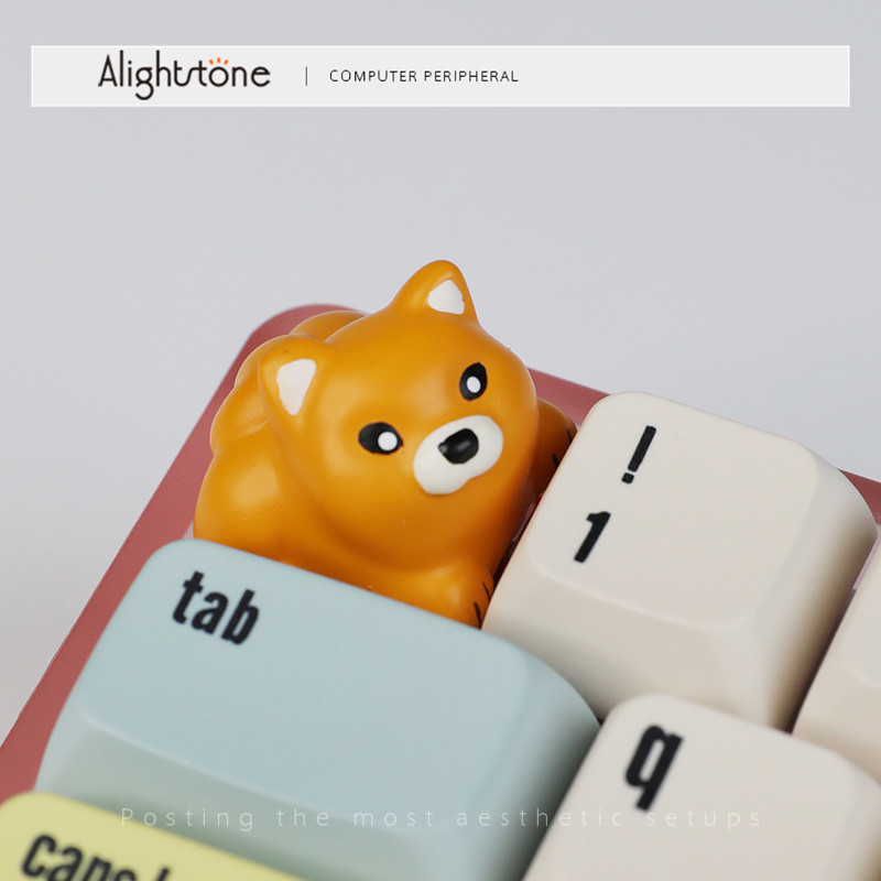 Alightstone可爱柴犬立体键帽