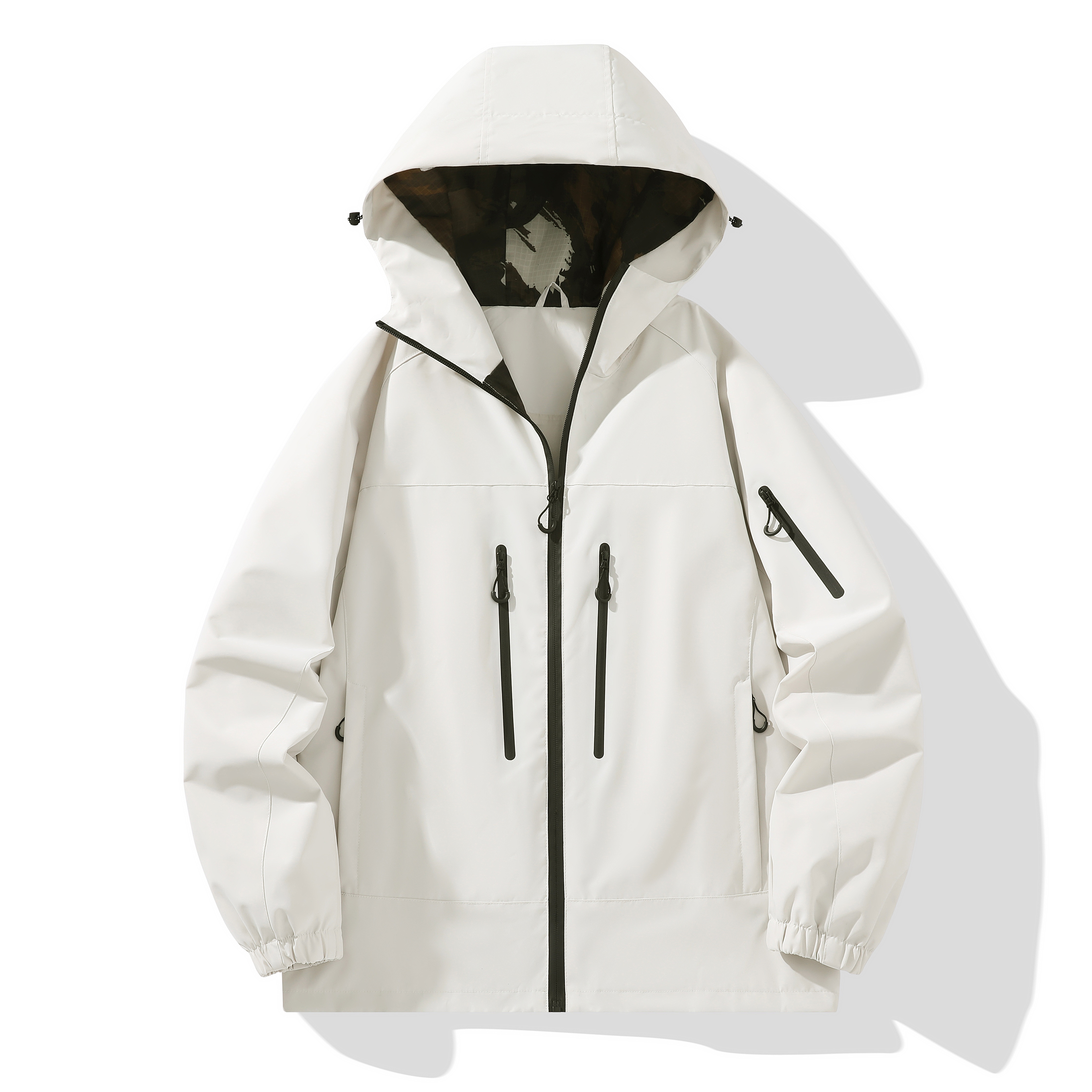 2025新款连帽夹克男单冲防水防风登山服高品质三防外套男户外冲锋，男装夹克，奇怪漫猴工厂店