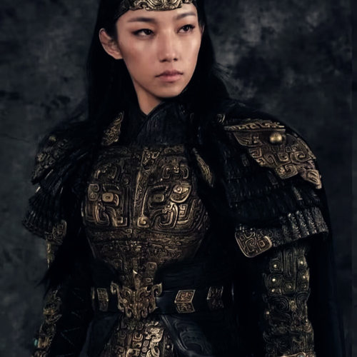 封神第二部邓玉婵配饰花纹定制 盔甲铠甲头带簪子簪子配饰