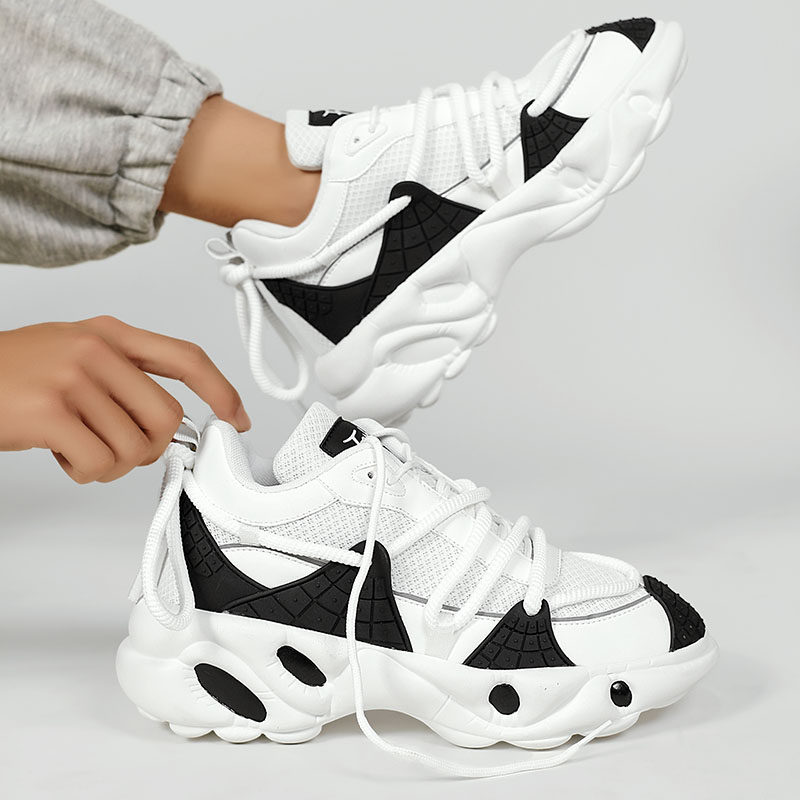 2026秋季新款潮流拼色老爹鞋潮男鞋时尚潮男鞋增高板鞋休闲运动鞋