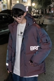913冬季新款90%白鸭绒港风连帽大口袋羽绒服外套，男装羽绒服，电商A436