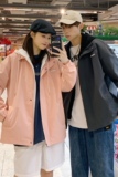 假两件情侣外套男2024春秋季韩版潮流宽松夹克连帽A436-2122-P75，男装夹克，电商A436