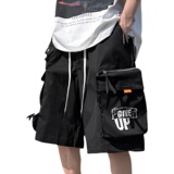 夏季潮流宽松休闲裤工装机能风大口袋五分裤A436-5232-P48控价60，男装休闲裤，电商A436