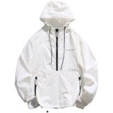 克莱因外套女夏季薄款宽松连帽防晒服情侣防晒衣A436-2632-P60，男装夹克，电商A436