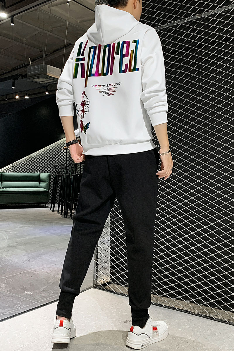有现货2021春季新款炫彩休闲运动套装男两件套A436-192207,男装休闲套装,电商A436