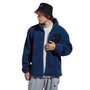 903B 冬装新款羊羔绒加棉加厚保暖棉服男士宽松外套图片