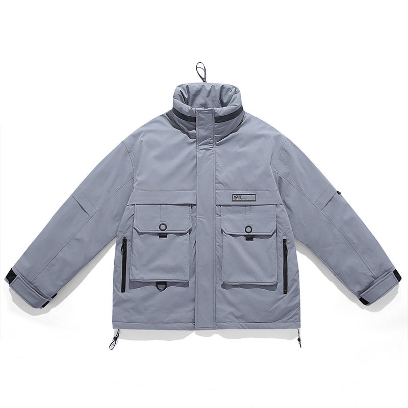 9202020冬装新款平铺炫彩字母羽绒服男士潮流外套，男装羽绒服，电商A436