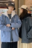 2022港风情侣外套男潮春秋新款连帽宽松韩版夹克A436-2123-P75，男装夹克，电商A436