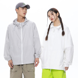 夏季情侣薄款冰丝外套透气防紫外线钓鱼防晒服风衣A436-2638-P65，男装夹克，电商A436