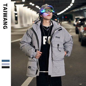 918 冬季新款潮牌90%白鸭绒羽绒服男炫彩印花外套图片 918 冬季新款潮牌90%白鸭绒羽绒服男炫彩印花外套图片
