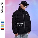 90％白鸭绒羽绒服立领外套男2020冬季帅气加厚保暖A436-908-P165，男装羽绒服，电商A436