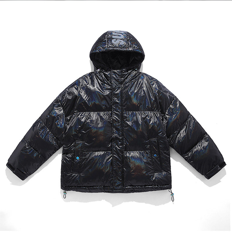 928 冬季新款平铺亮色90%白鸭绒羽绒服男连帽外套图片