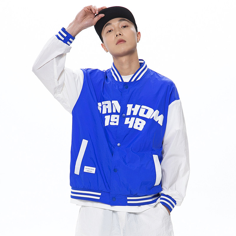 夏季薄款防晒衣外套男孩棒球服初高中学生防晒服A436-2637-P60,男装夹克,电商A436