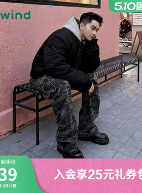 热风男鞋德比鞋春季新款休闲皮鞋黑色厚底增高英伦大头工装鞋子