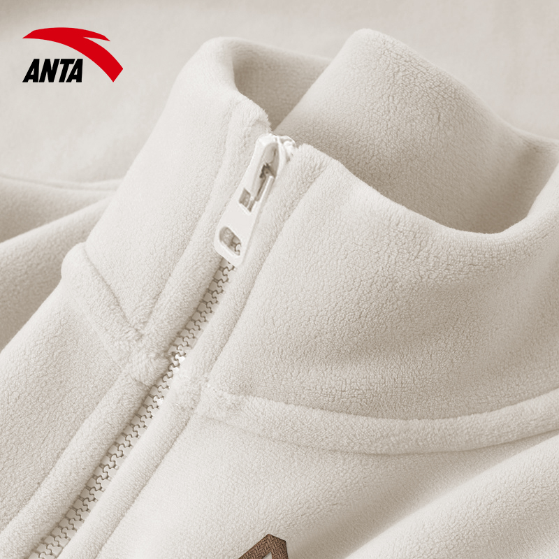 安踏2025新款秋冬拉链开衫外套