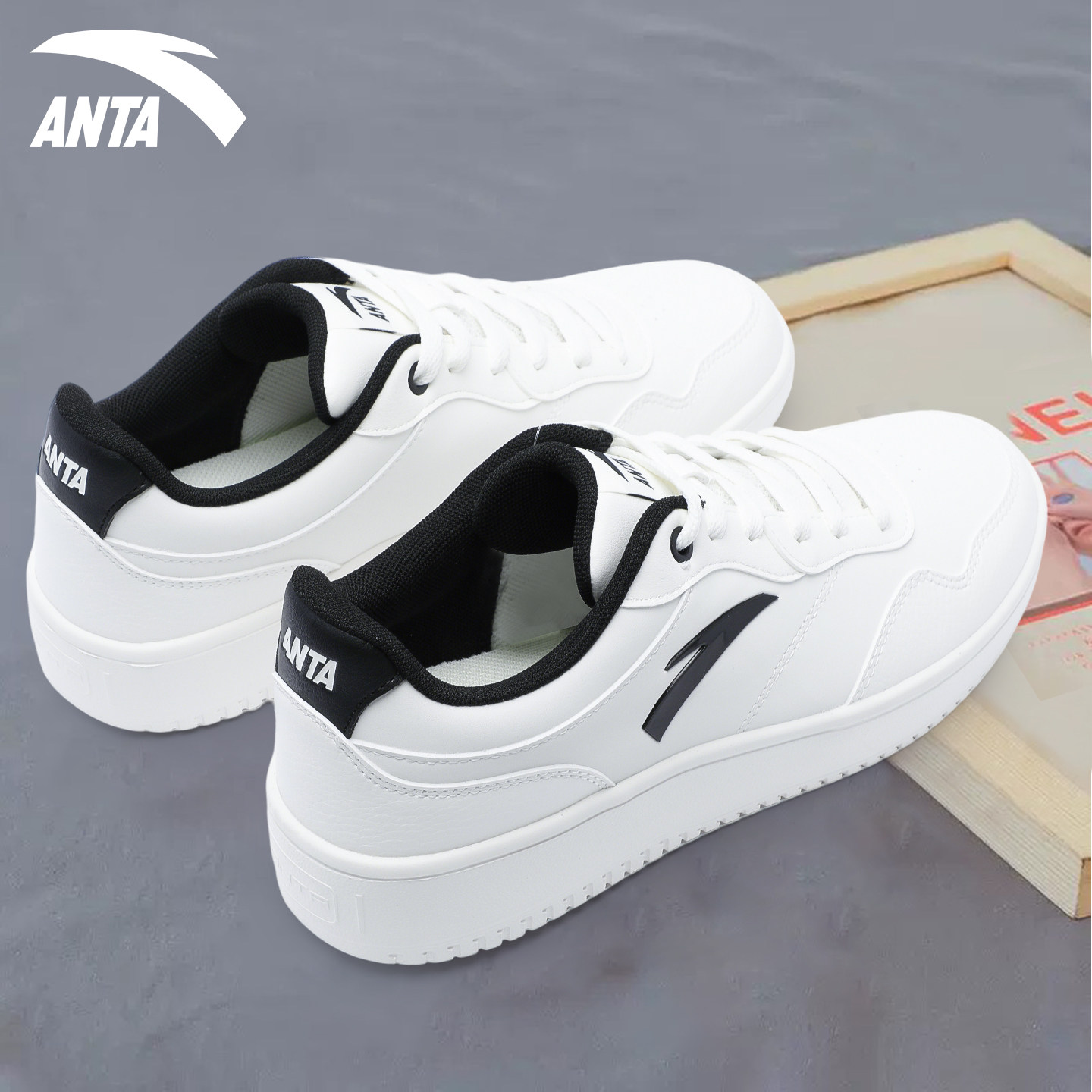 安踏男鞋板鞋2026春季新款官方旗舰青少年休闲鞋运动鞋男士小白鞋,运动鞋new,板鞋,淘宝优惠券,粉丝福利购,淘宝优惠卷