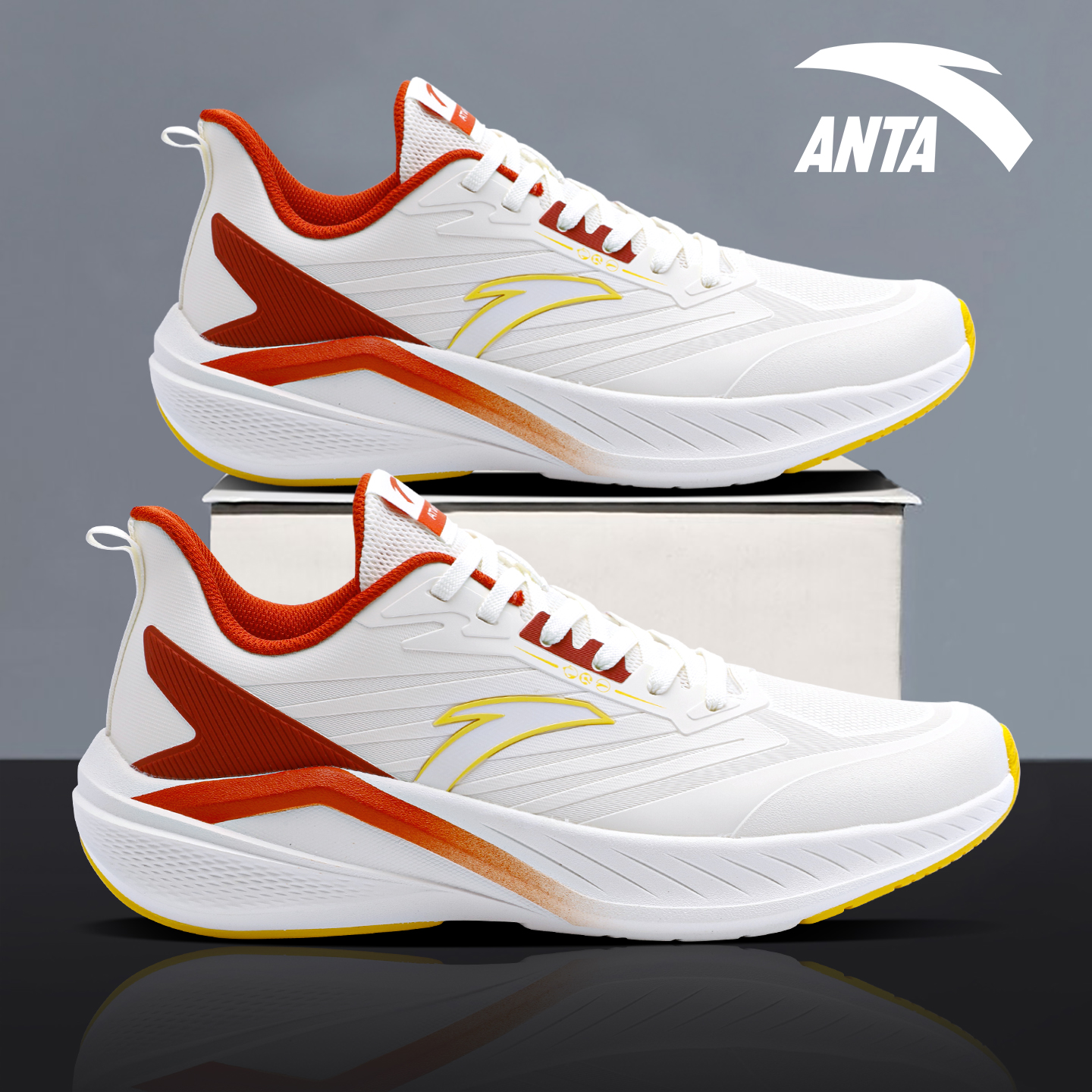 安踏2025秋冬新款男士跑步鞋