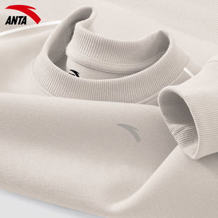 安踏卫衣男款官方正品2026新款男士青少年男士运动休闲冬季棉上衣