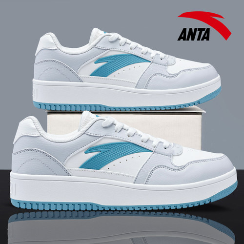 安踏2025新款低帮休闲板鞋