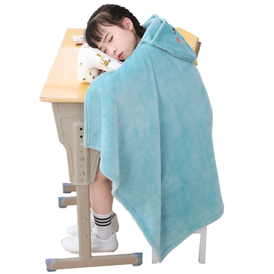 学生午睡毯披肩斗篷盖毯空调毯
