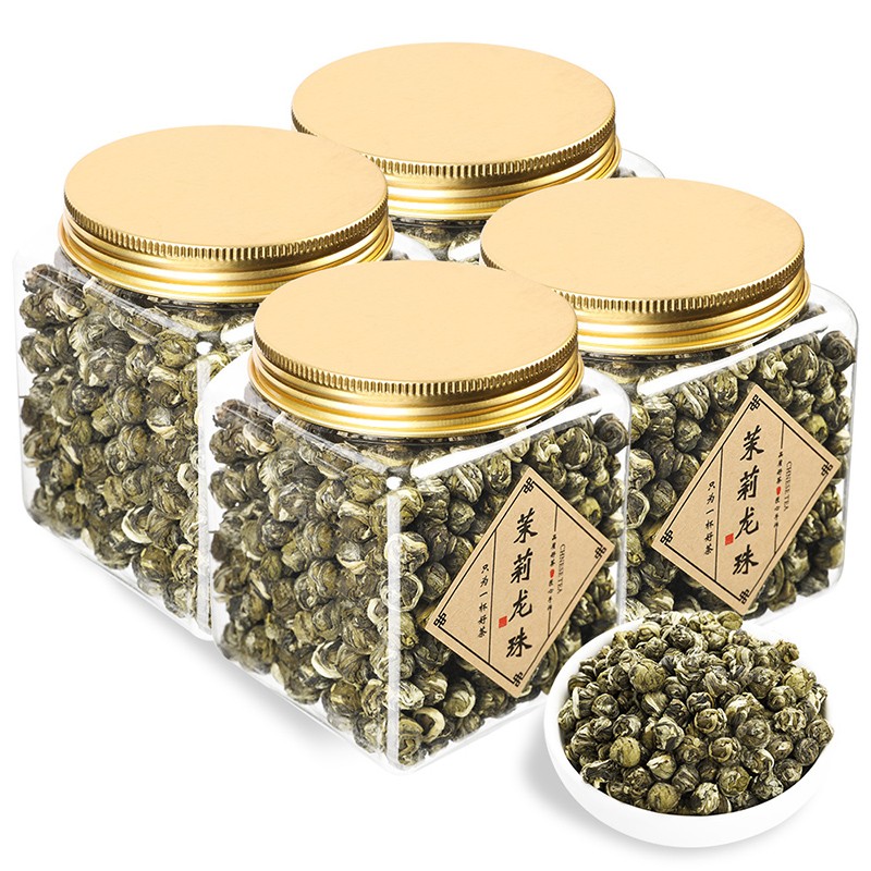 茉莉花茶2025新茶茶叶茉莉龙珠福州茉莉花茶叶浓香散装花草茶125g