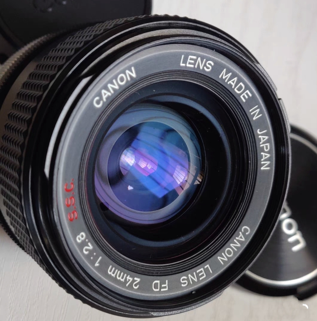 佳能FD24/2.8 S.S.C. 广角定焦手动镜头FD口全画幅人文人像复古风