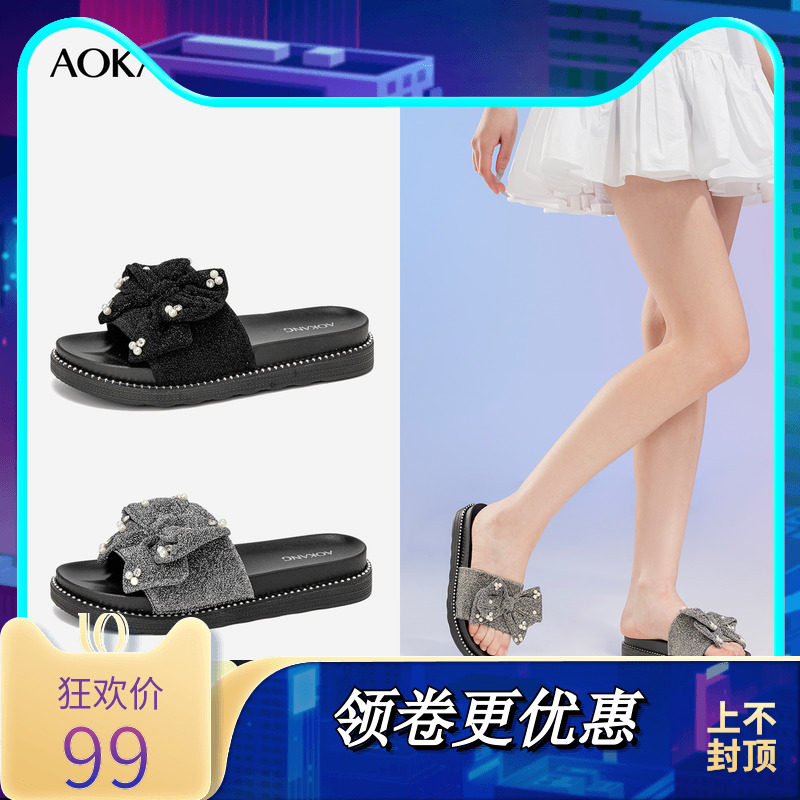 商场同款女鞋凉鞋奥康特价清货