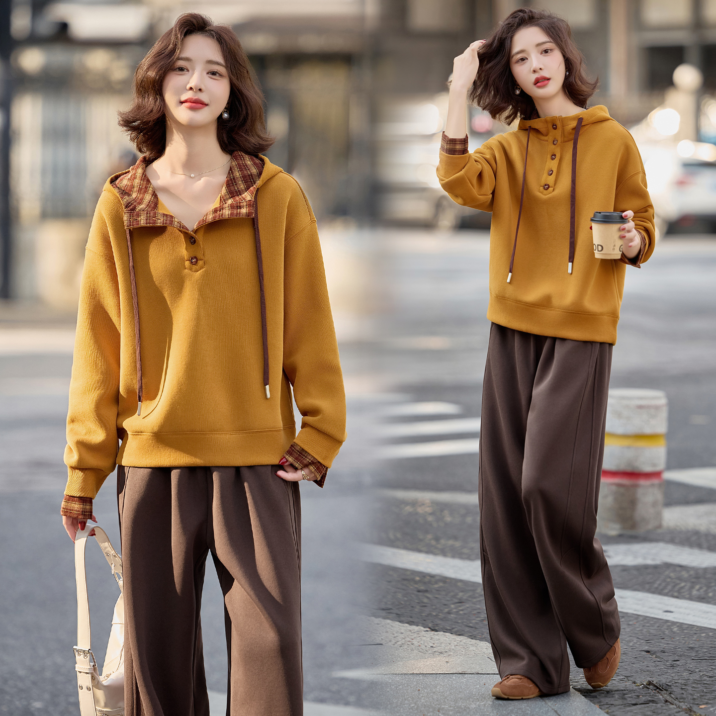 休闲运动套装女2025新款