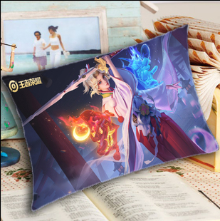 王者荣耀浮生妄-夏洛特镜画中仙干将莫邪礼物睡枕长枕等来图定制