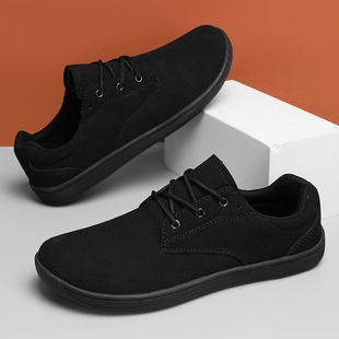 特大码男鞋4e宽头宽楦赤足鞋男士运动鞋男款宽脚加宽大脚骨休闲鞋