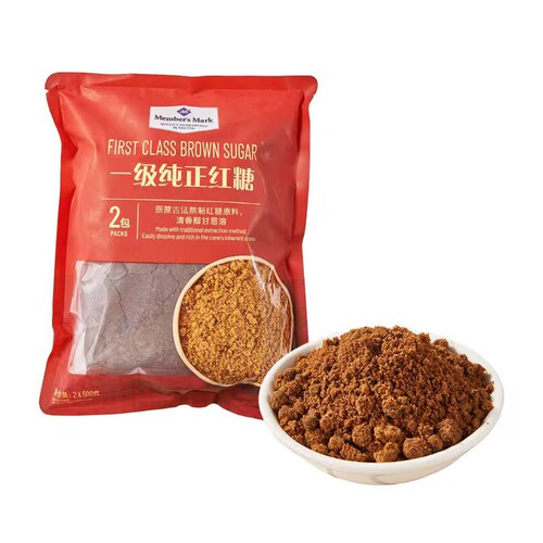 正品会员店代购 MM一级纯正红糖1000g可冲泡姨妈营养调味 2斤红糖