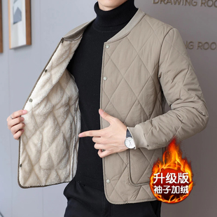 玟若专柜折扣店男装男士棉服秋冬季加绒加厚保暖棉袄内外两穿棉衣