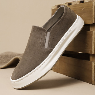 正品帕拉鞋男款2026新款头层牛皮男鞋日系复古休闲鞋男士软底板鞋