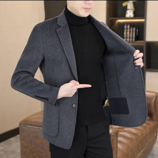 2026秋季 修身 新款 双面单西服时尚 夹克外套 男士 振炳商贸店高档男装