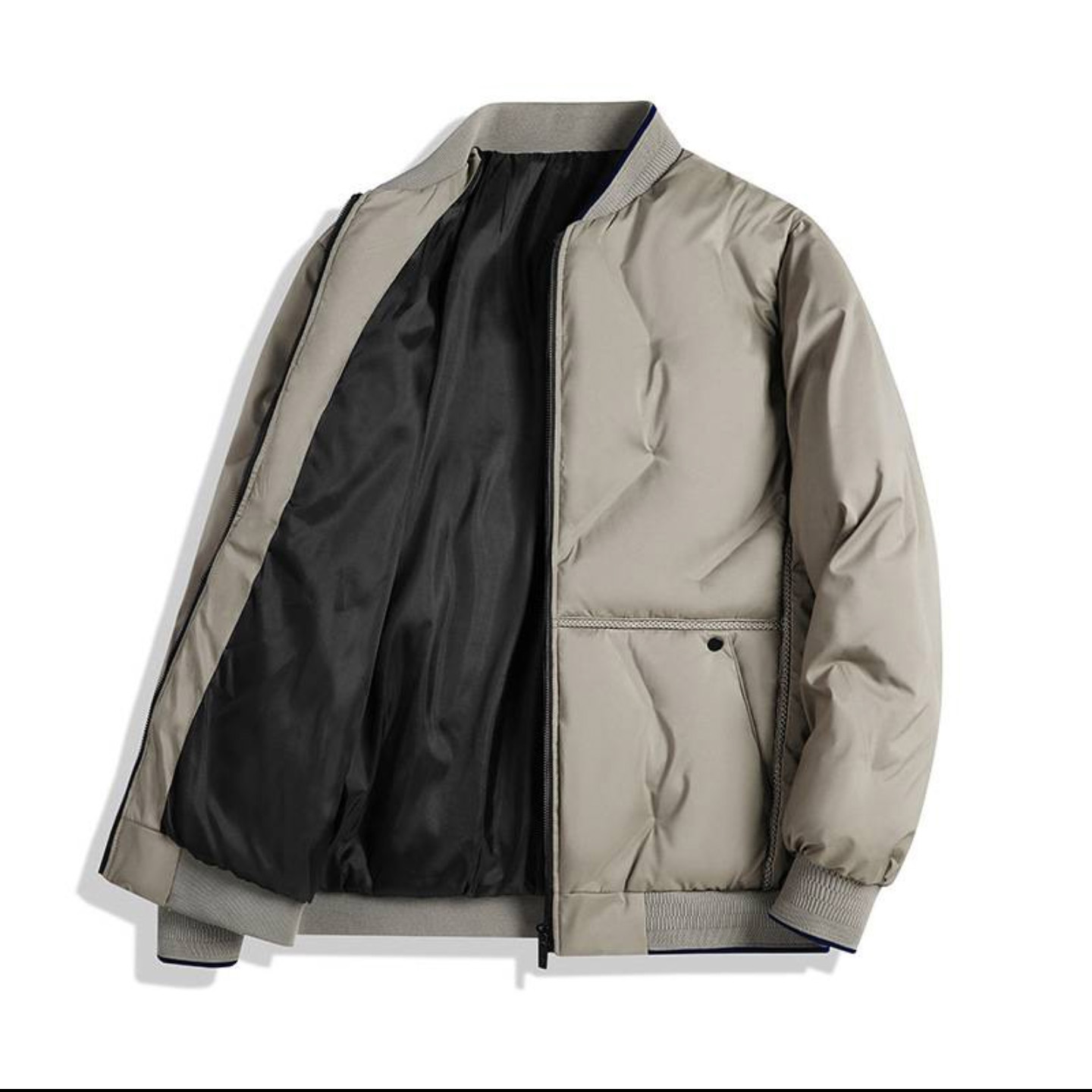 点击率冬季精品男装男士韩版短款立领羽绒服时尚夹克休闲百搭外套