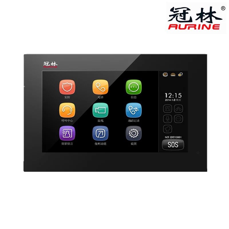 冠林可视对讲室内机gl8-v2通用米立ml8-v2