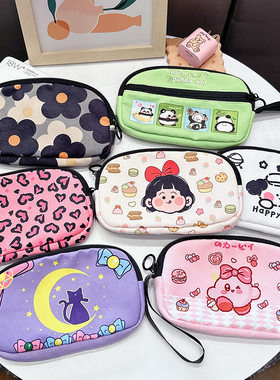 可爱多功能手机充电宝收纳袋钥匙零钱包耳机数据线卫生巾便携挂包