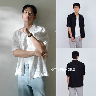 Bridge Mind 26夏M1WS3183丁海寅时尚 短袖 韩国正品 衬衫 直邮代购