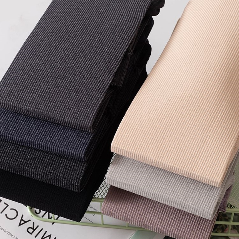 买一送一TSU春秋款天鹅绒竖条连裤袜脚底加棉防滑吸汗微压显瘦女