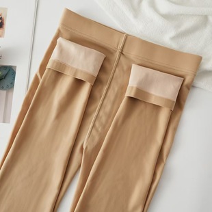 九分光腿神器裸感水光袜一线裆女护腰无缝秋冬外穿鲨鱼裤肉色丝袜