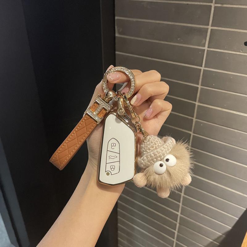 大众高尔夫8钥匙套2021款3代pro揽境id4车ID6途昂X壳crozz扣rline