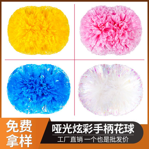 花球啦啦队手拿花舞蹈演出道具