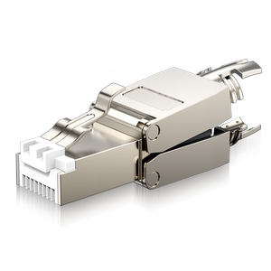 达而稳 免压网线水晶头接头超五5六6七7类千兆万兆免网线钳压接