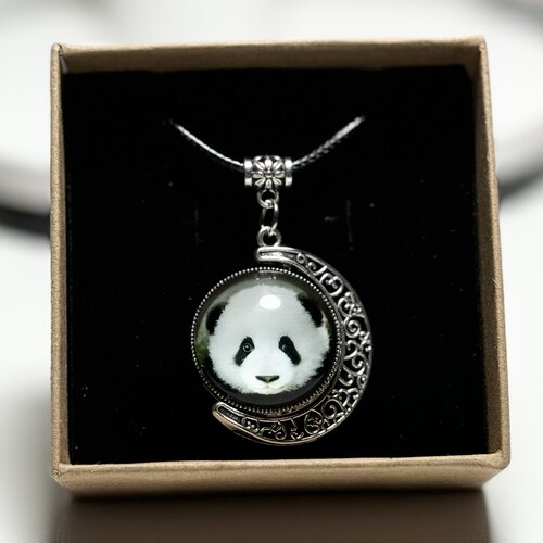 大熊猫福宝花花萌兰项链周边礼物
