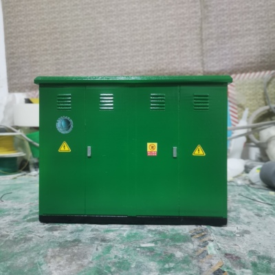 开闭所环网柜箱式变电站变压器塑料玩具模型办公摆件送客户展会