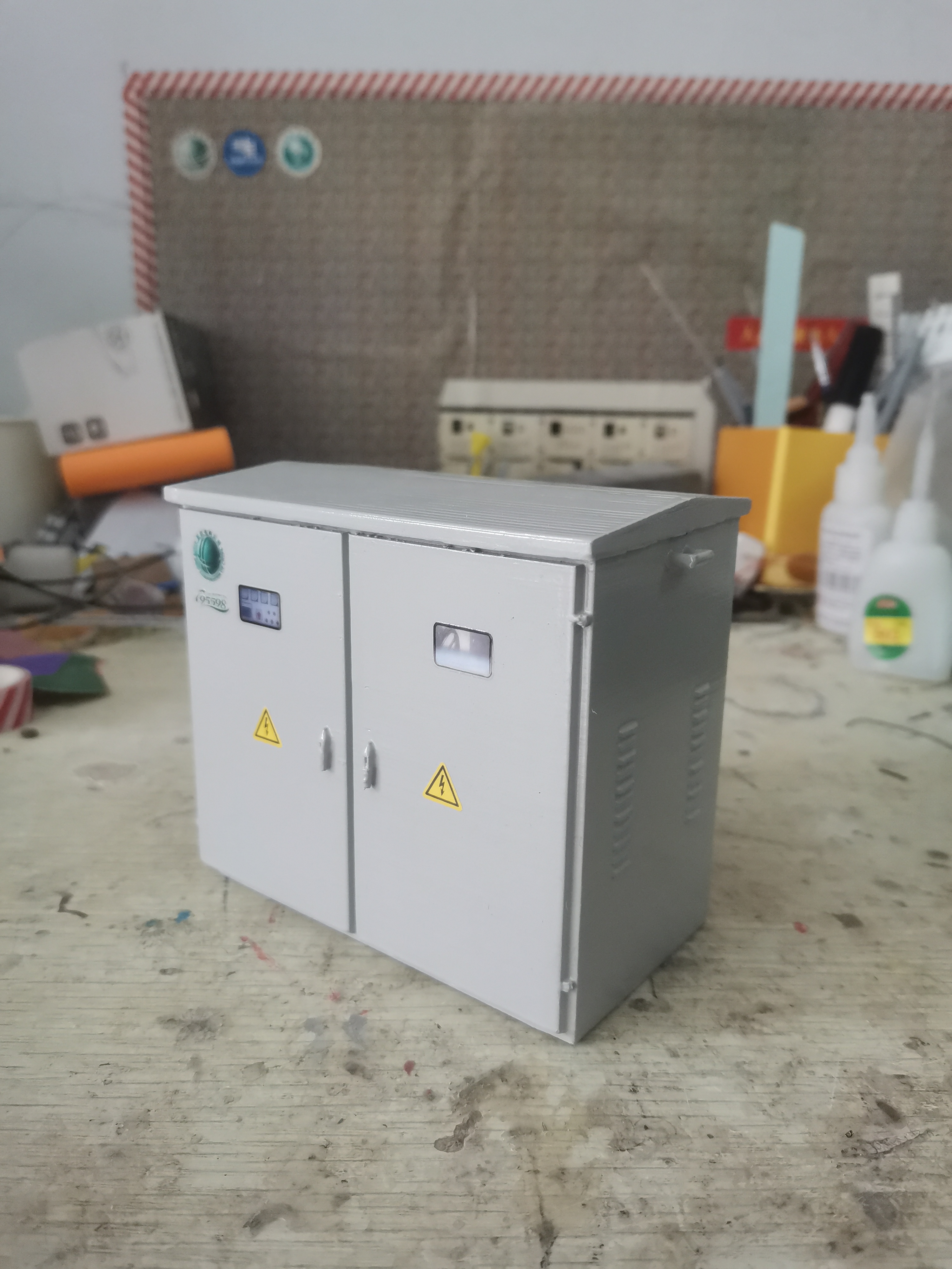 JP柜户外综合配电箱模型办公展厅展会摆件