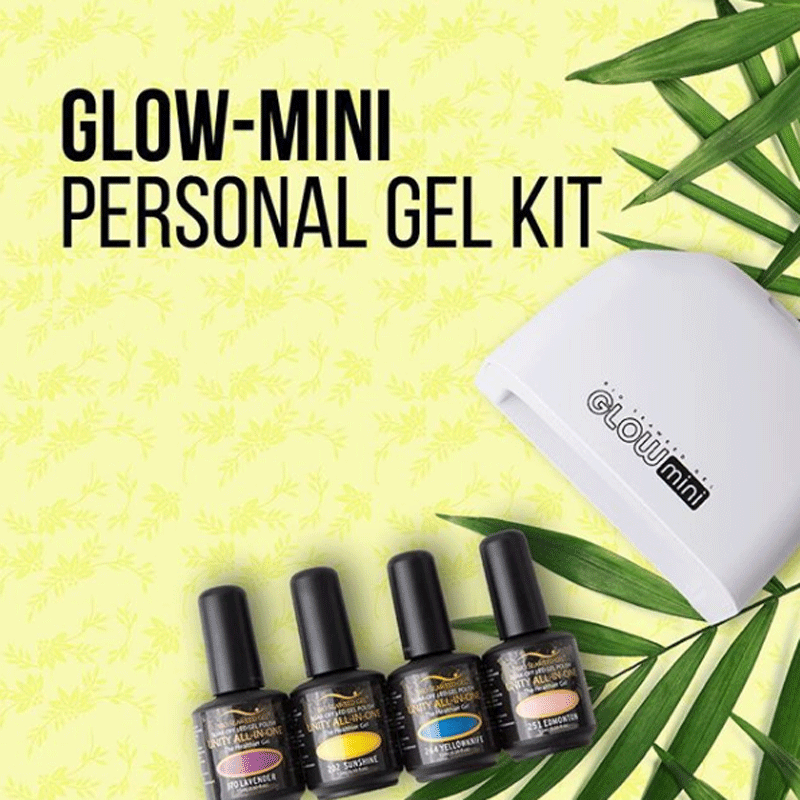 佰斯薇Glowmini美甲灯甲油胶家用/指甲DIY/2瓶4瓶胶套装/新手Kit